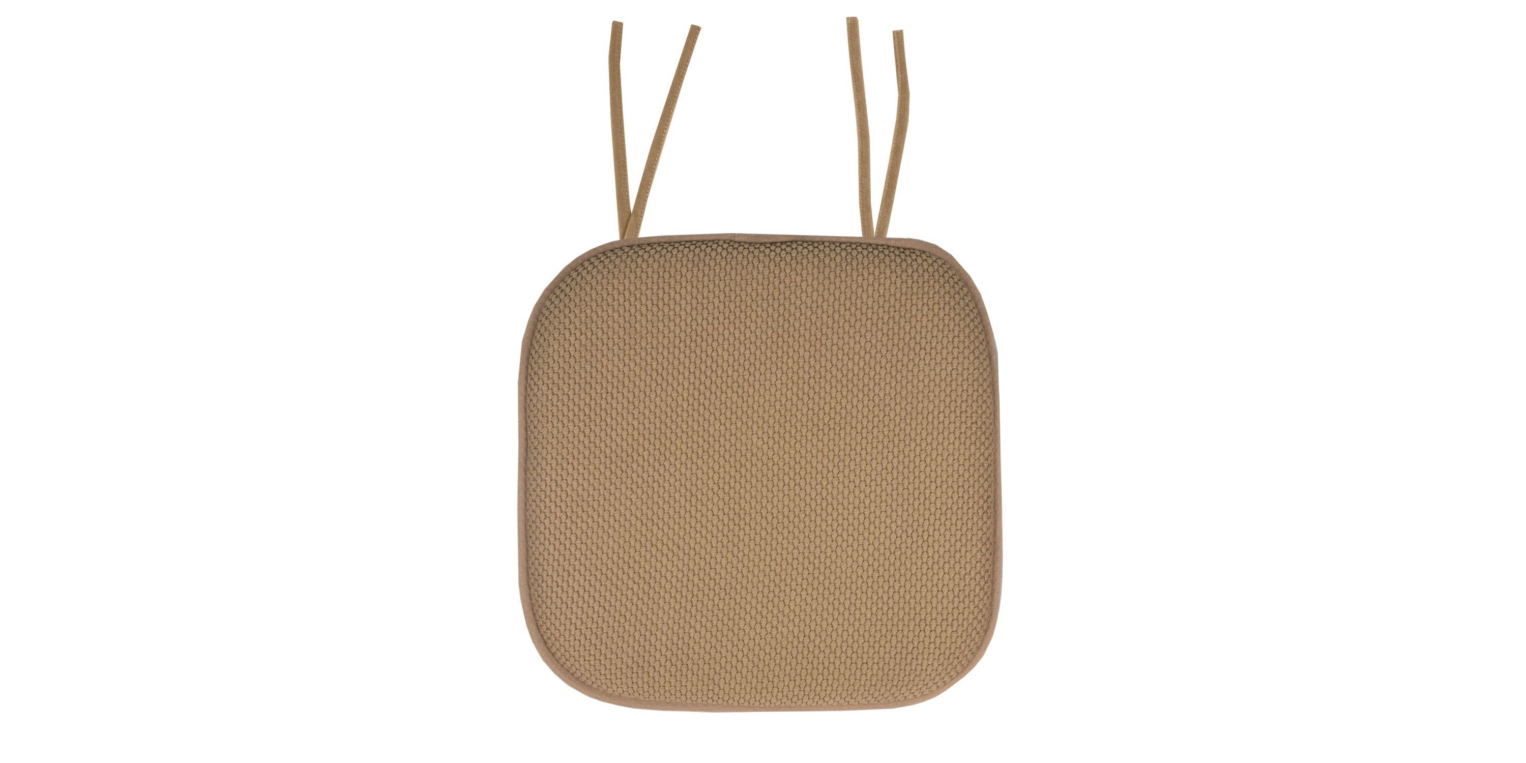 Memory Foam Honeycomb Non-Slip Back Chair Cushion Pad with Ties 6 Pack
