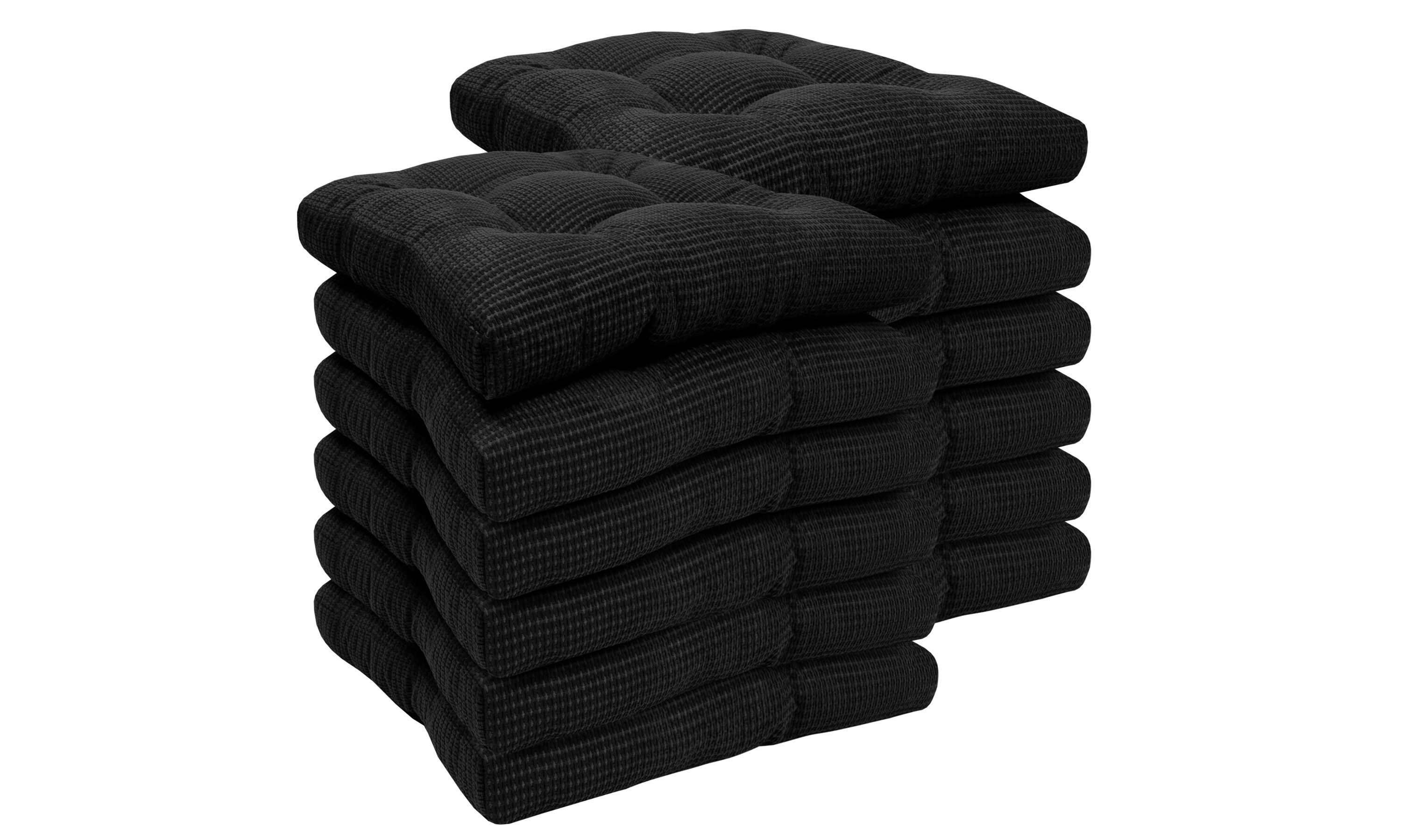 Fluffy Memory Foam Non Slip Chair Cushion Pad 12 Pack