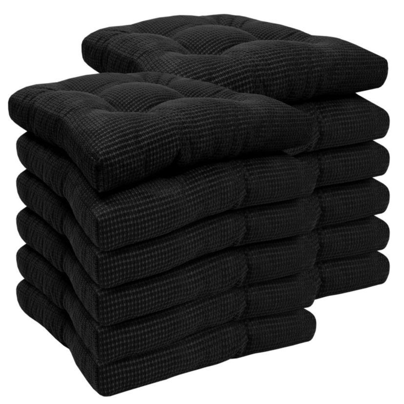 Fluffy Memory Foam Non Slip Chair Cushion Pad 12 Pack