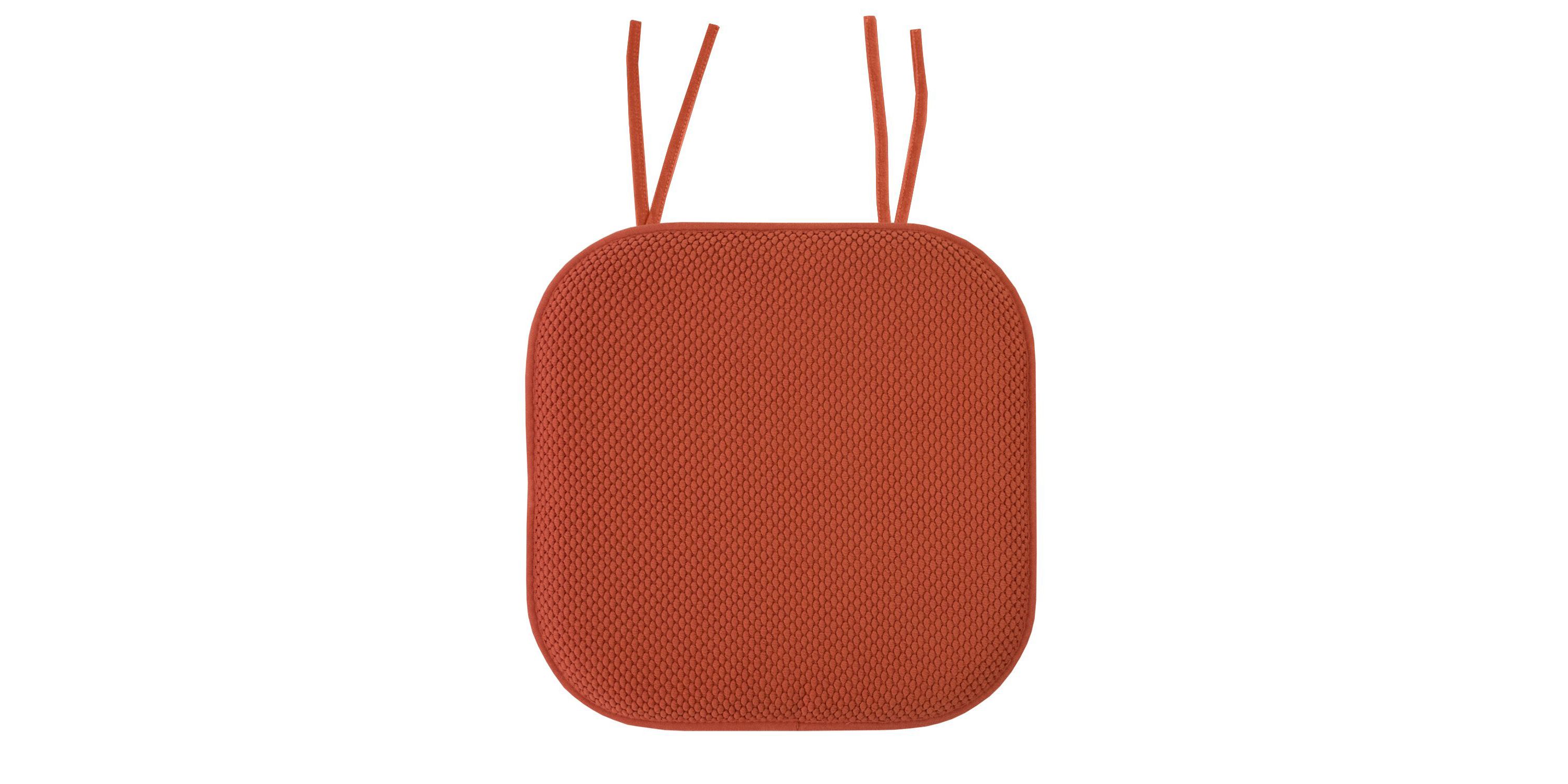 Memory Foam Honeycomb Non-Slip Back Chair Cushion Pad with Ties 4 Pack