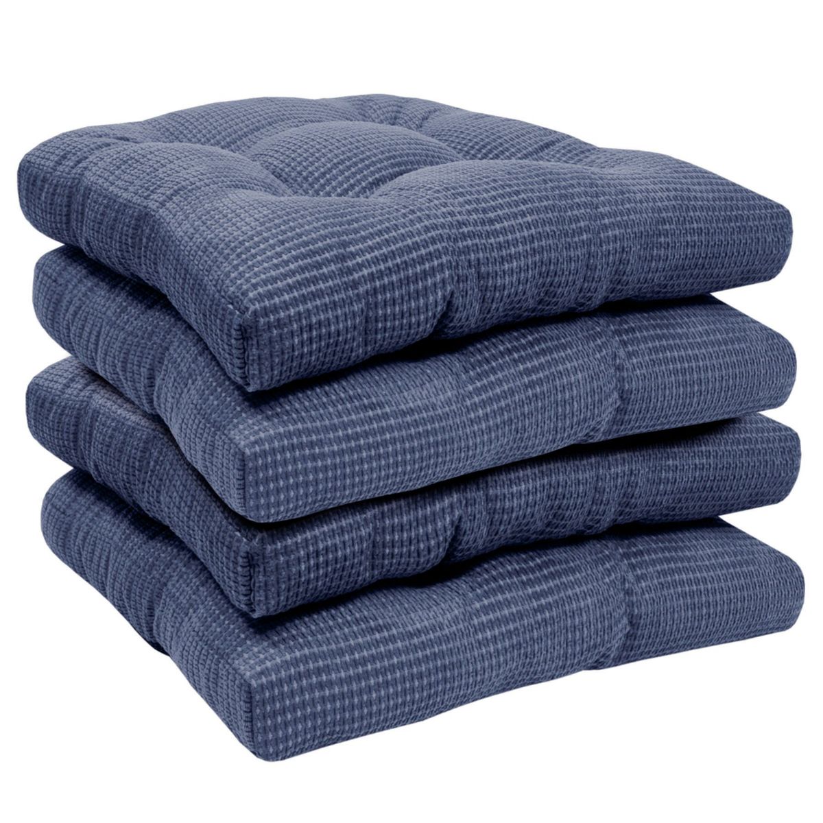 Fluffy Memory Foam Non Slip Chair Cushion Pad 4 Pack