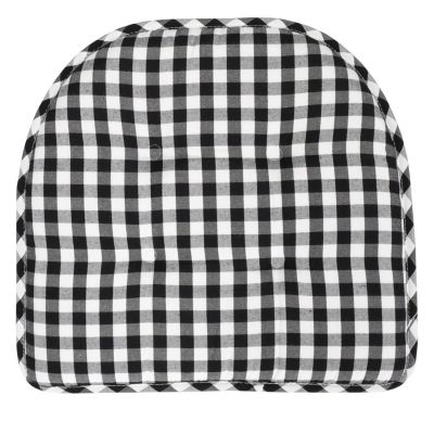 Checkered Memory Foam U-Shape Non-Slip Chair Cushion Pad 12 Pack