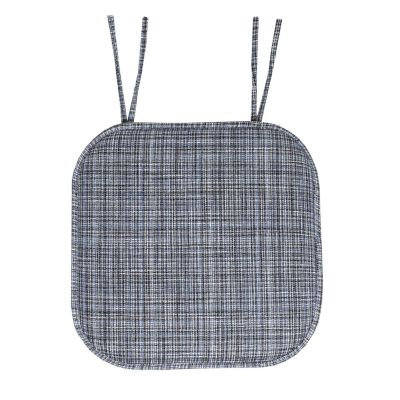 Aria Memory Foam Non-Slip Chair Cushion Pad with Ties 4 Pack
