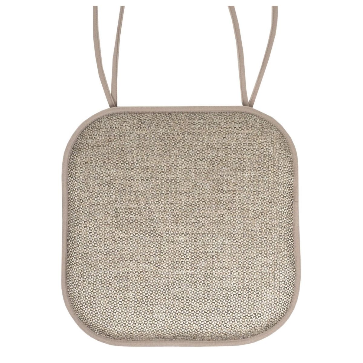 Cameron Memory Foam Non-Slip Chair Cushion Pad with Ties 2 Pack