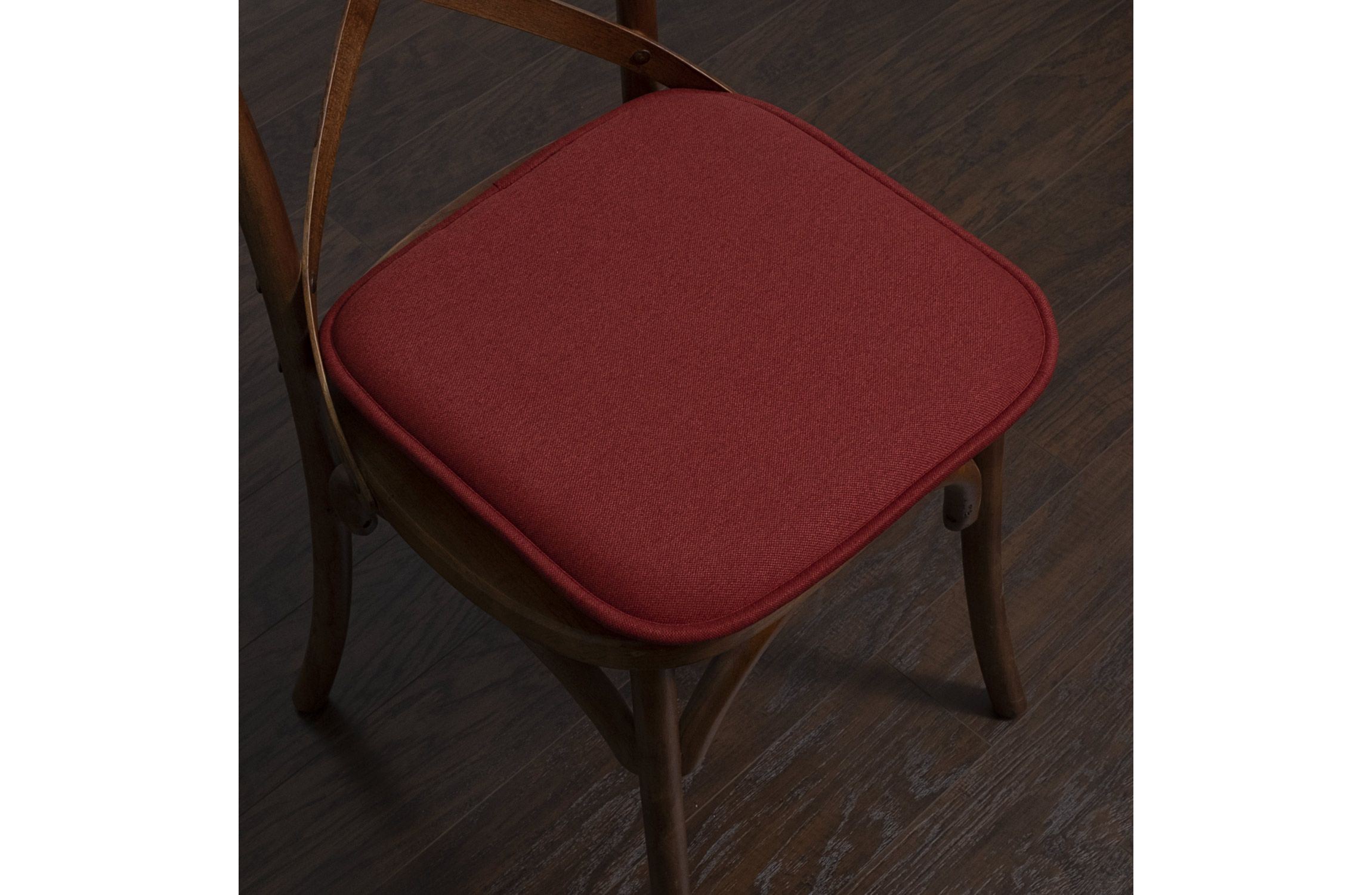 Charlotte Jacquard Cover Memory Foam Chair Pads 6 Pack
