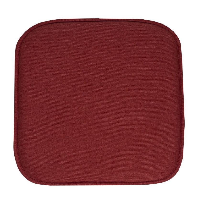 Charlotte Jacquard Cover Memory Foam Chair Pads 6 Pack