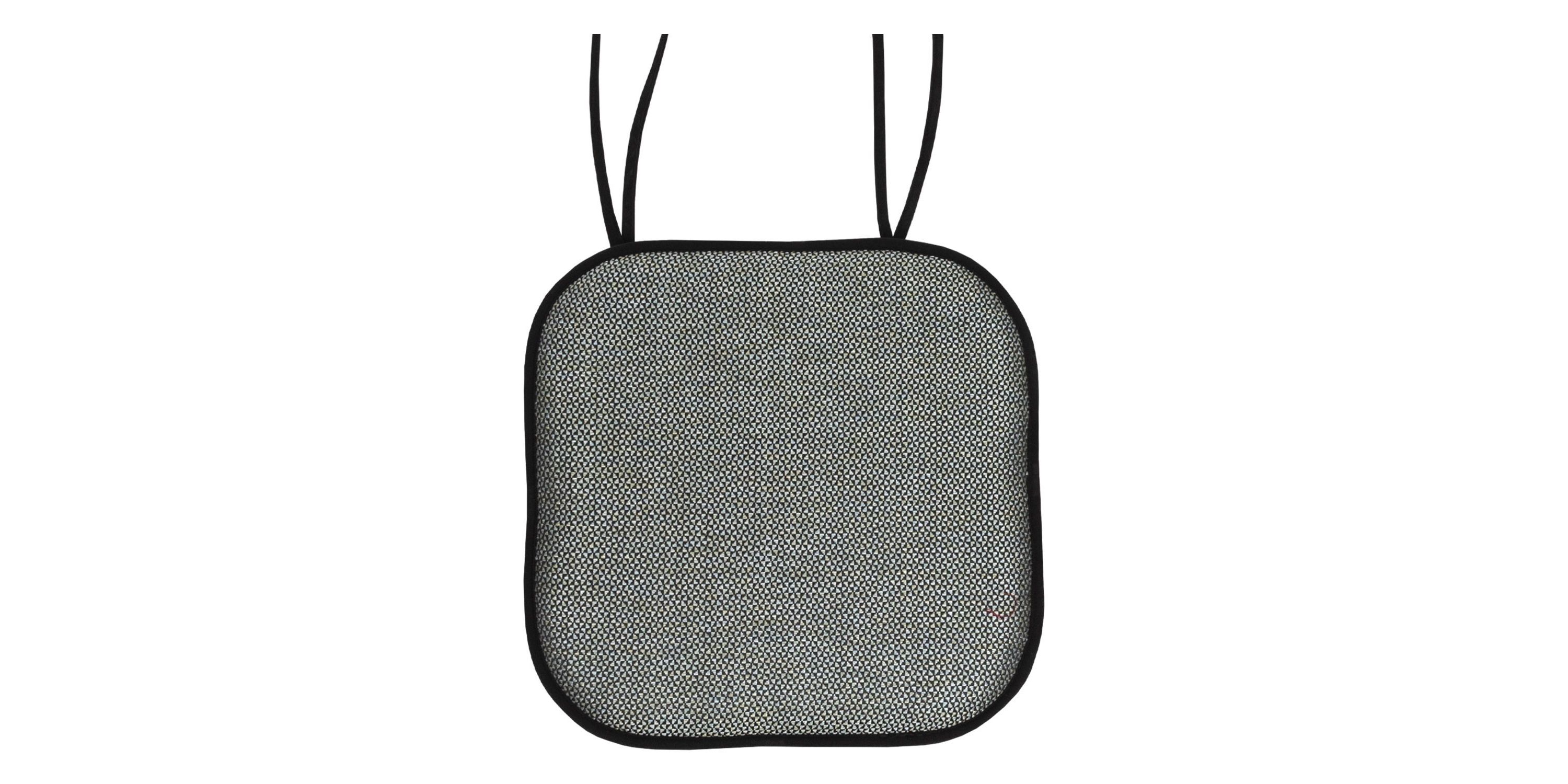 Cameron Memory Foam Non-Slip Chair Cushion Pad with Ties 4 Pack
