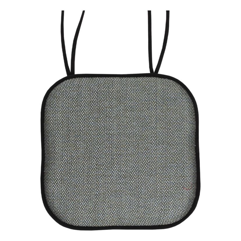 Cameron Memory Foam Non-Slip Chair Cushion Pad with Ties 4 Pack