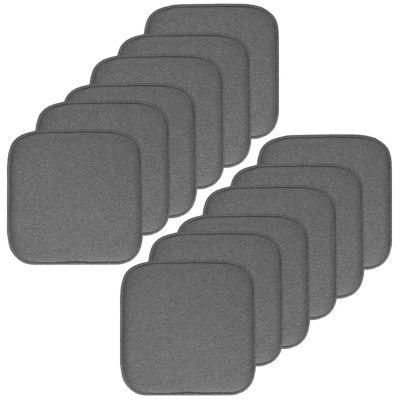 Charlotte Jacquard Cover Memory Foam Chair Pads 12 Pack