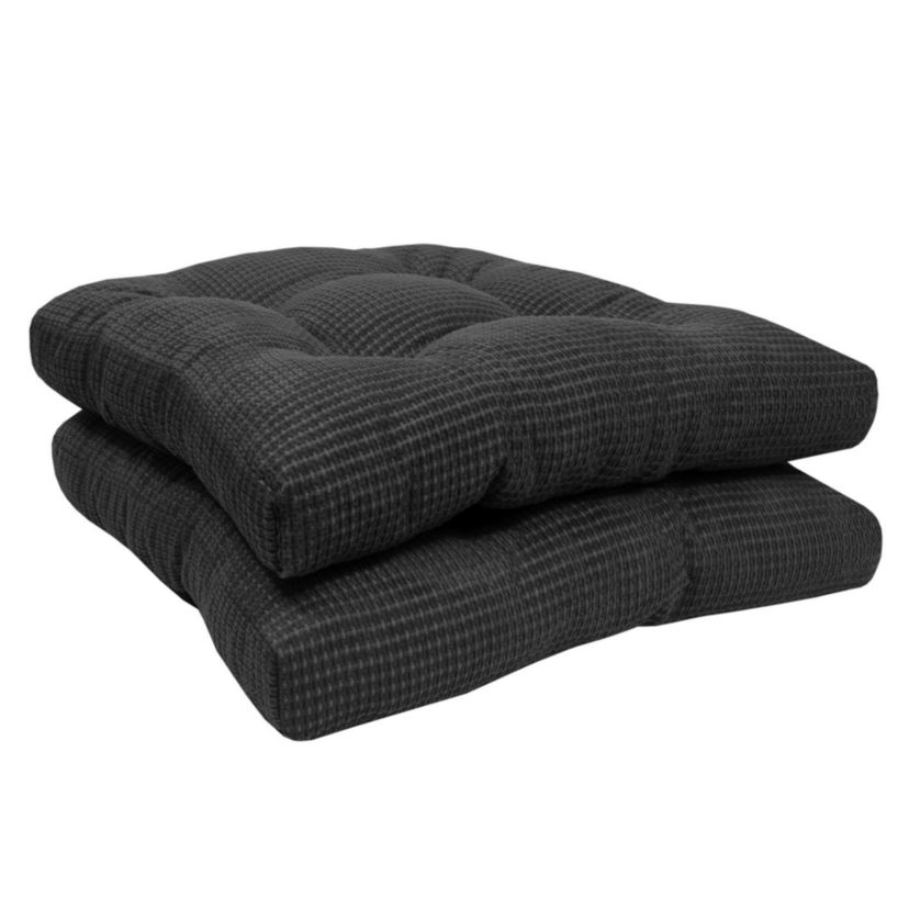 Fluffy Memory Foam Non Slip Chair Cushion Pad 2 Pack