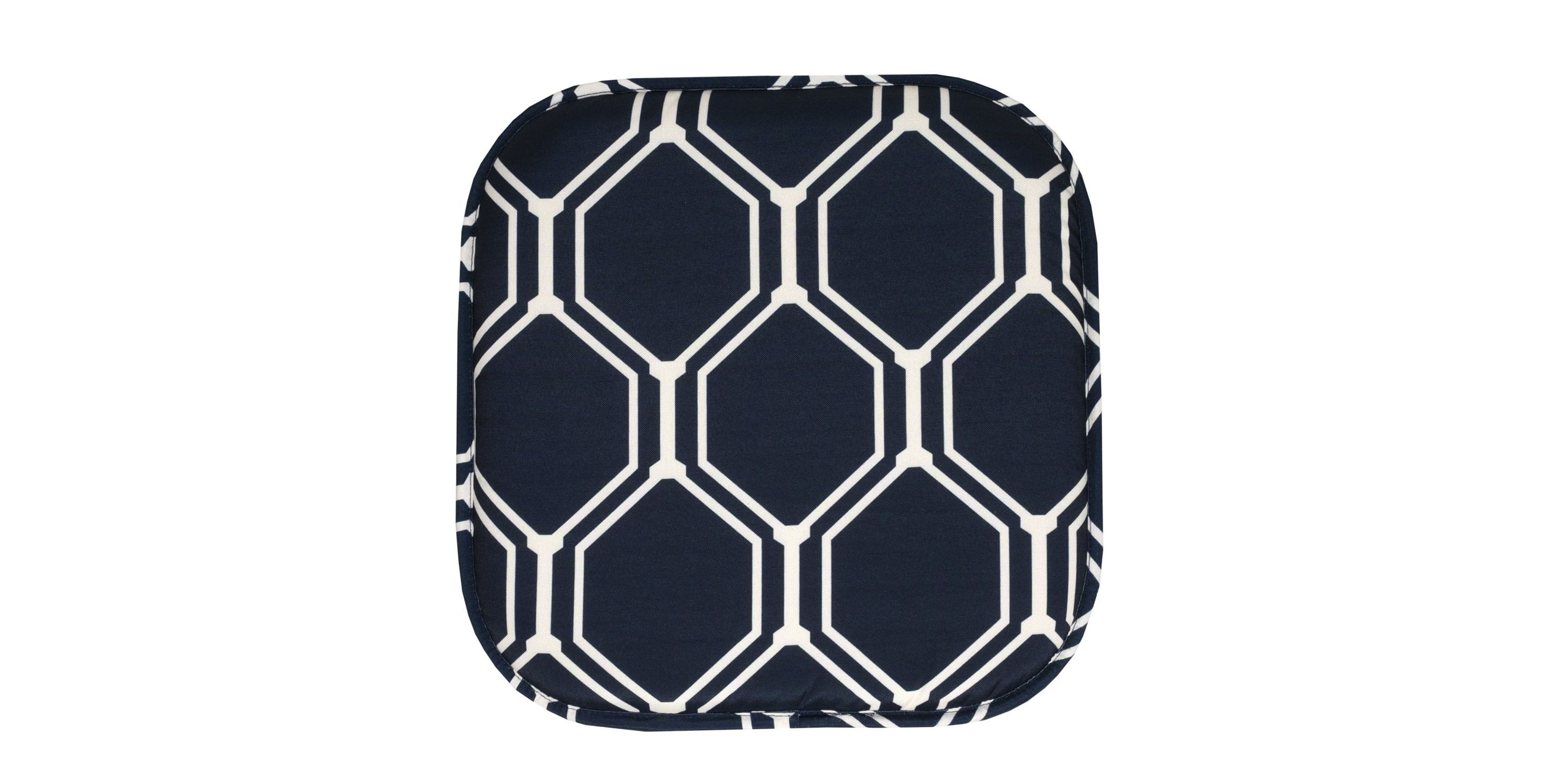 Mirage Hexagonal Print Memory Foam Chair Pads 12 Pack