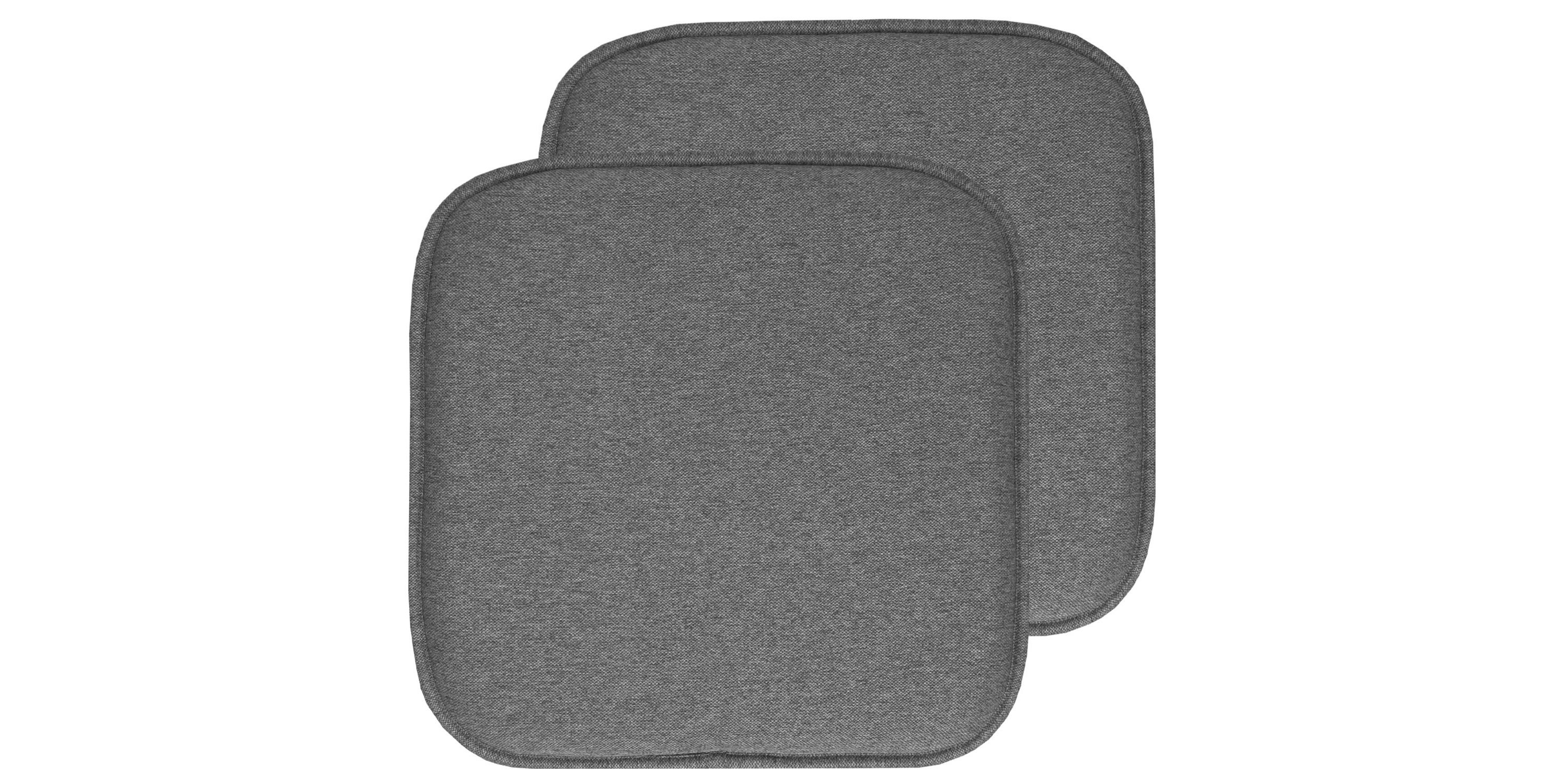 Charlotte Jacquard Cover Memory Foam Chair Pads 2 Pack