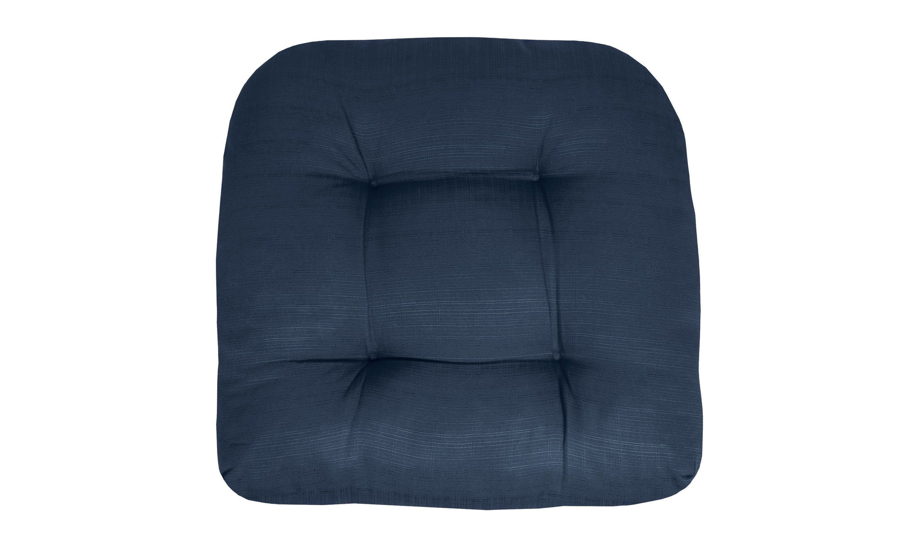 Indoor-Outdoor Reversible Patio Seat Cushion Pad 12 Pack