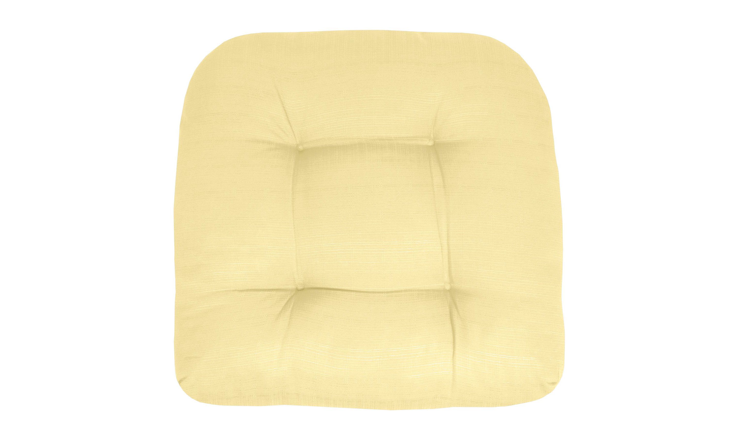 Indoor-Outdoor Reversible Patio Seat Cushion Pad 4 Pack