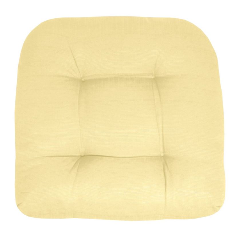 Indoor-Outdoor Reversible Patio Seat Cushion Pad 4 Pack