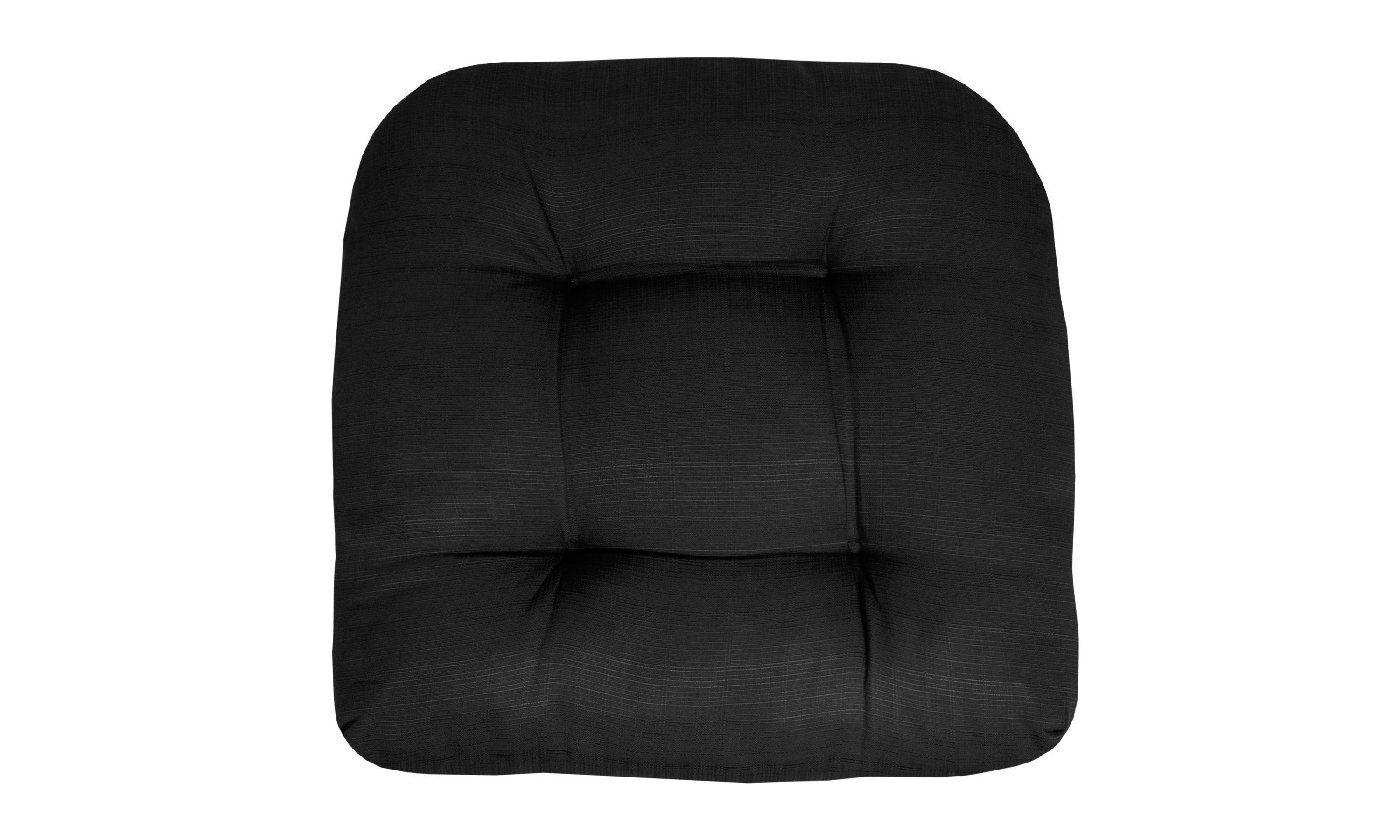 Indoor-Outdoor Reversible Patio Seat Cushion Pad 2 Pack