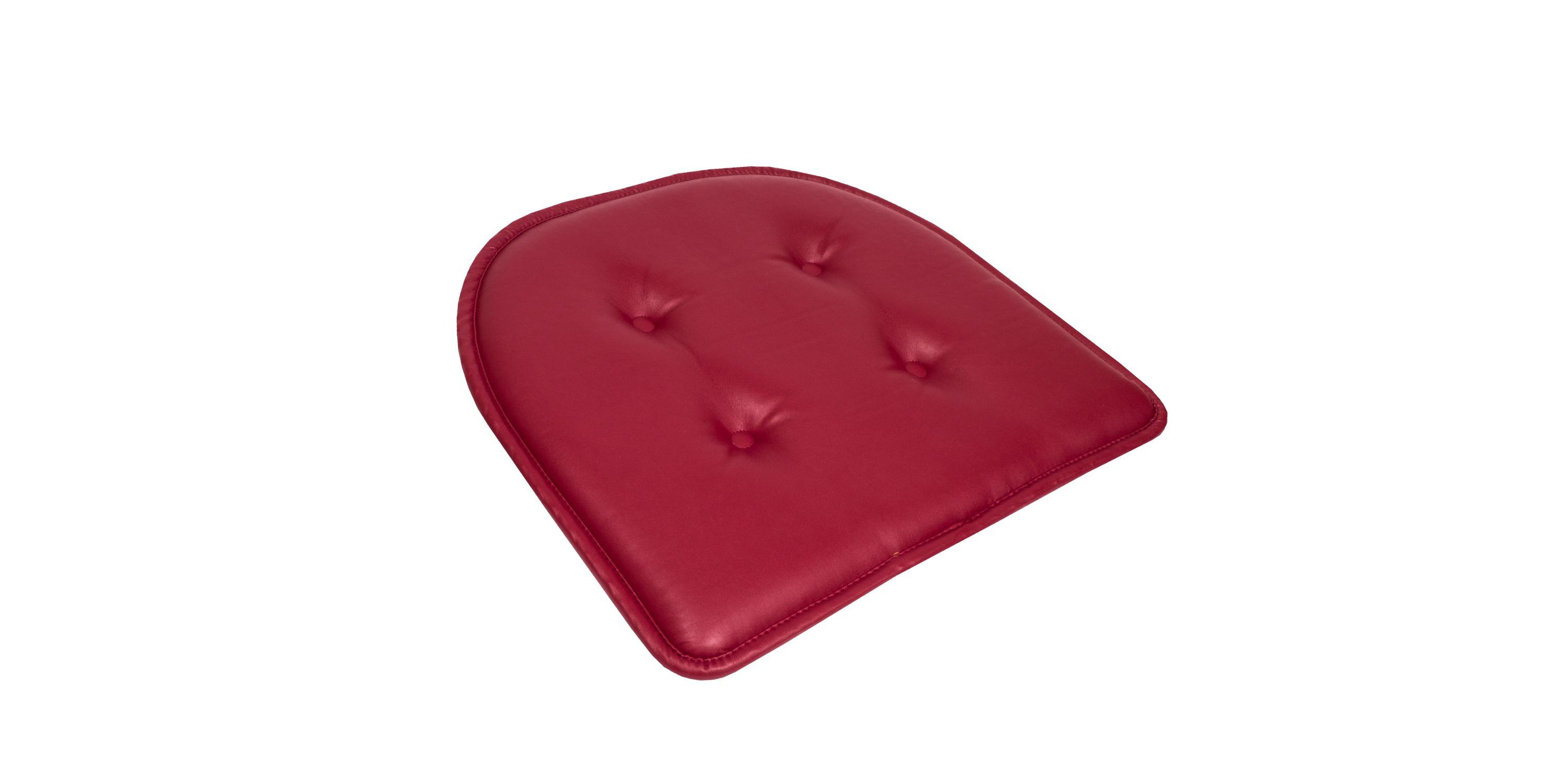 U-Shape Memory Foam Chair Pad Cushion No Slip Faux Leather 4 Pack