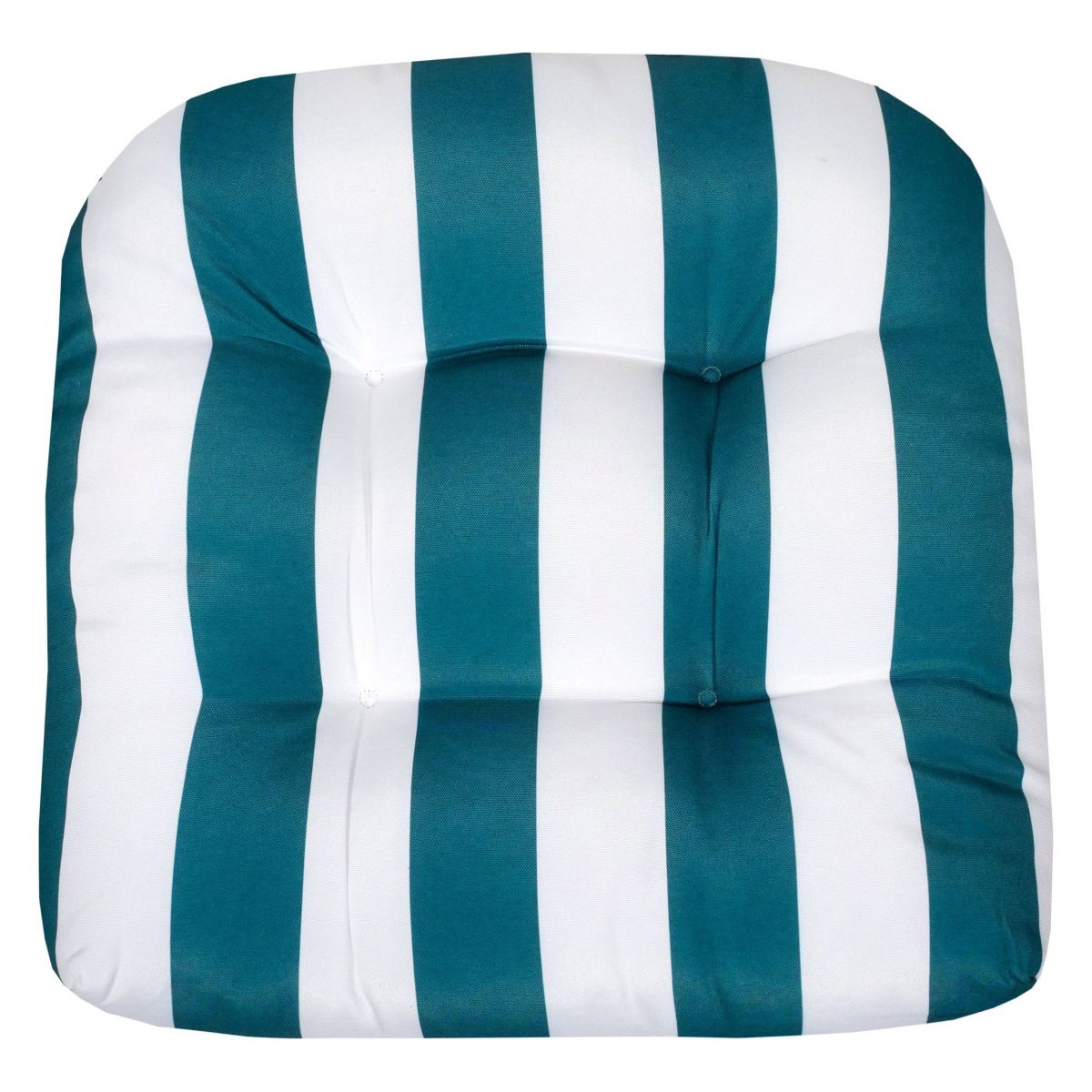 Havana Striped Tufted Patio Seat Cushion 2 Pack