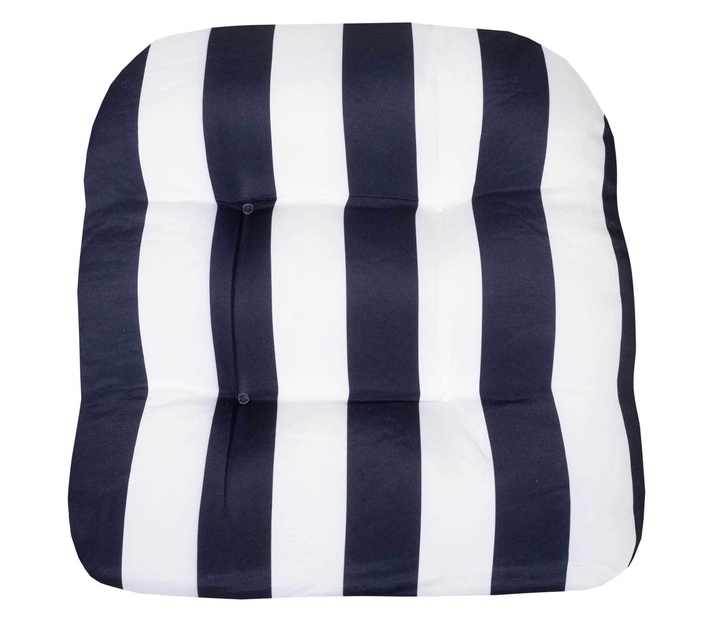 Havana Striped Tufted Patio Seat Cushion 12 Pack
