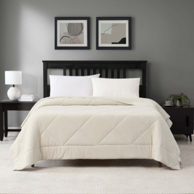 Sweet Home Collection Down Alternative Reversible Cooling Comforter, Beige, Twin XL