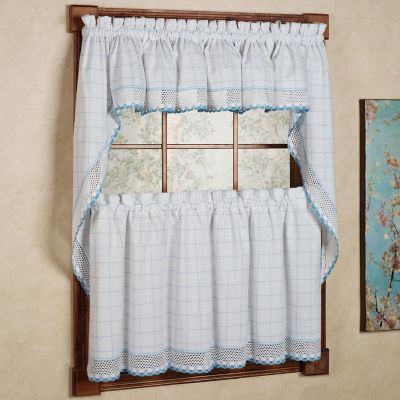 Sweet Home Collection Adirondack 100% Cotton Kitchen Window Curtains - Valance