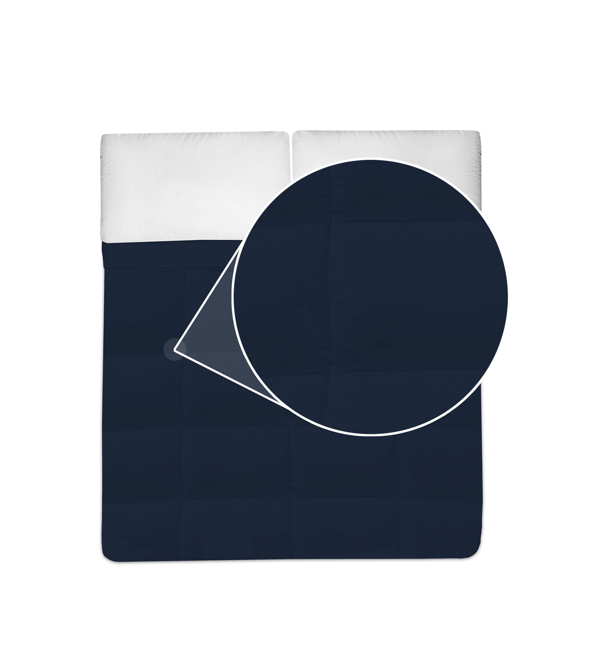 Down Alternative Reversible Solid Color Comforter