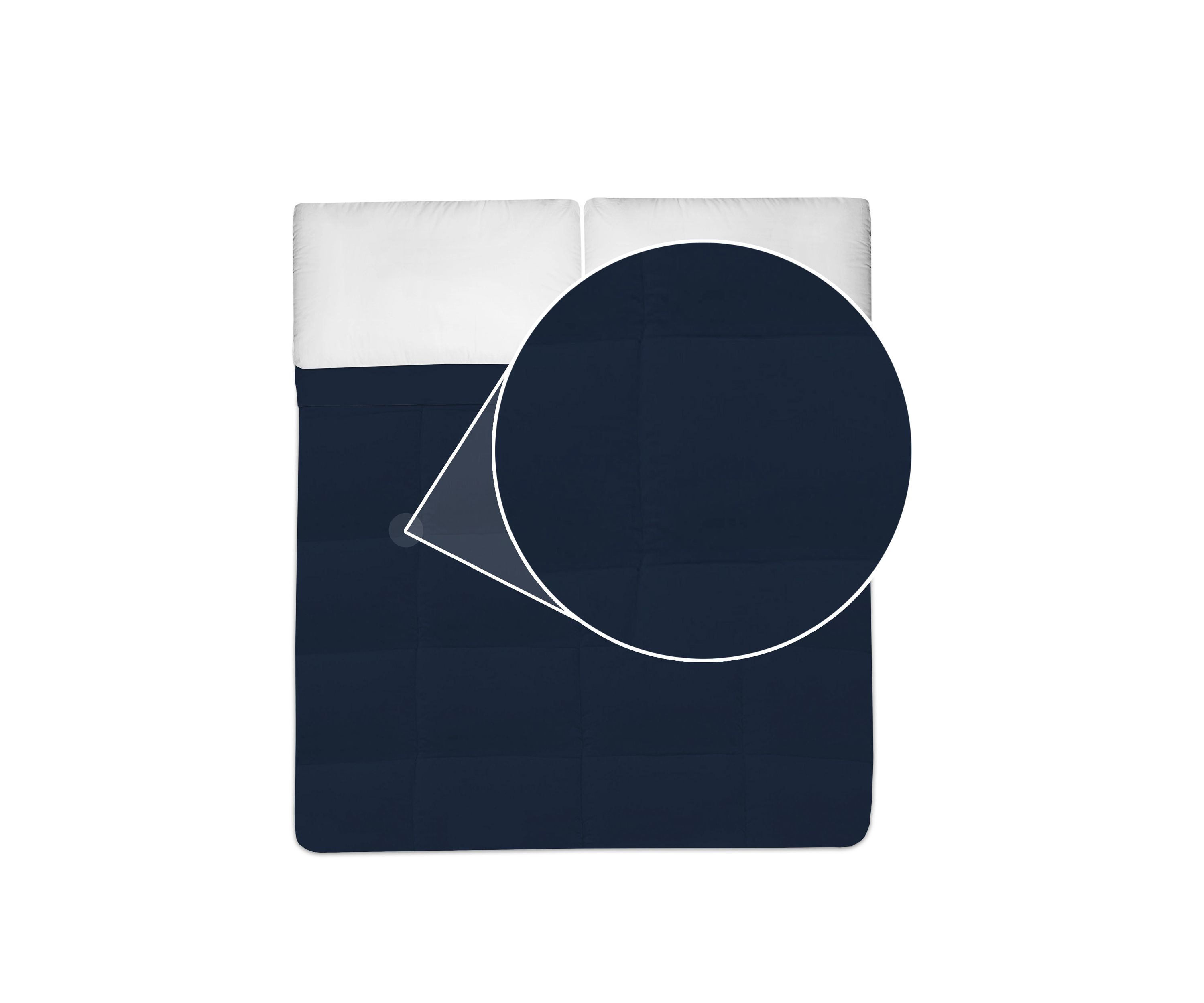Down Alternative Reversible Solid Color Comforter