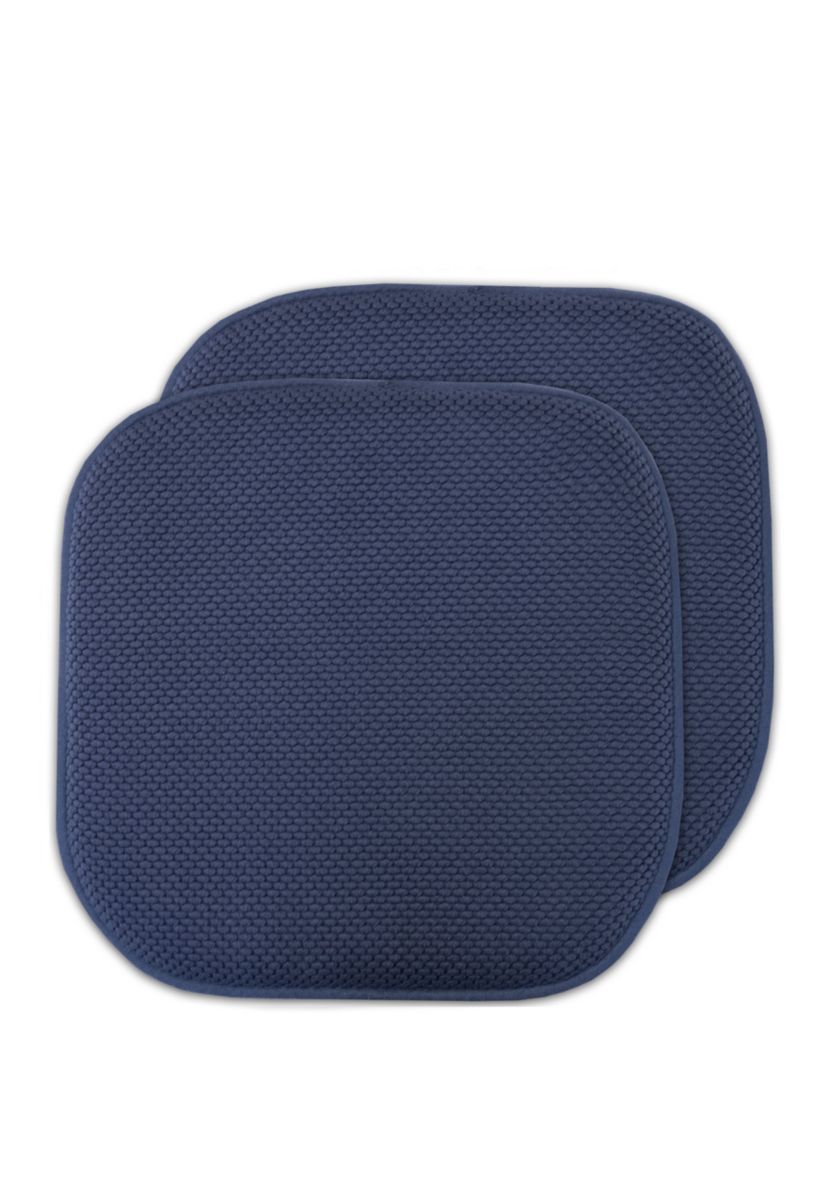 Honeycomb Memory Foam Chair Cushion Pads - 2 Pack