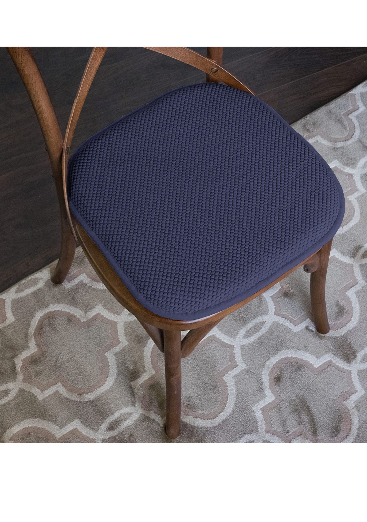 Honeycomb Memory Foam Chair Cushion Pads - 2 Pack