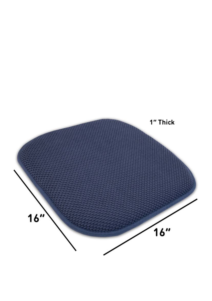 Honeycomb Memory Foam Chair Cushion Pads - 2 Pack