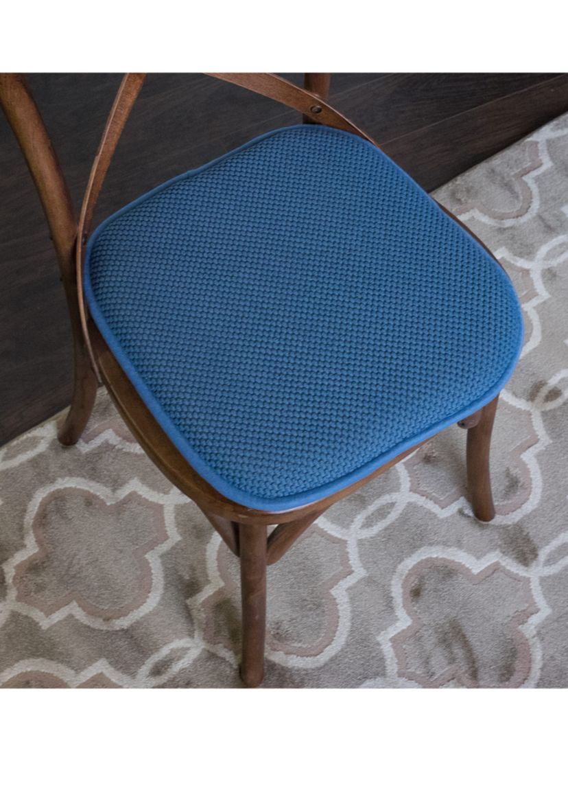 Honeycomb Memory Foam Chair Cushion Pads - 4 Pack