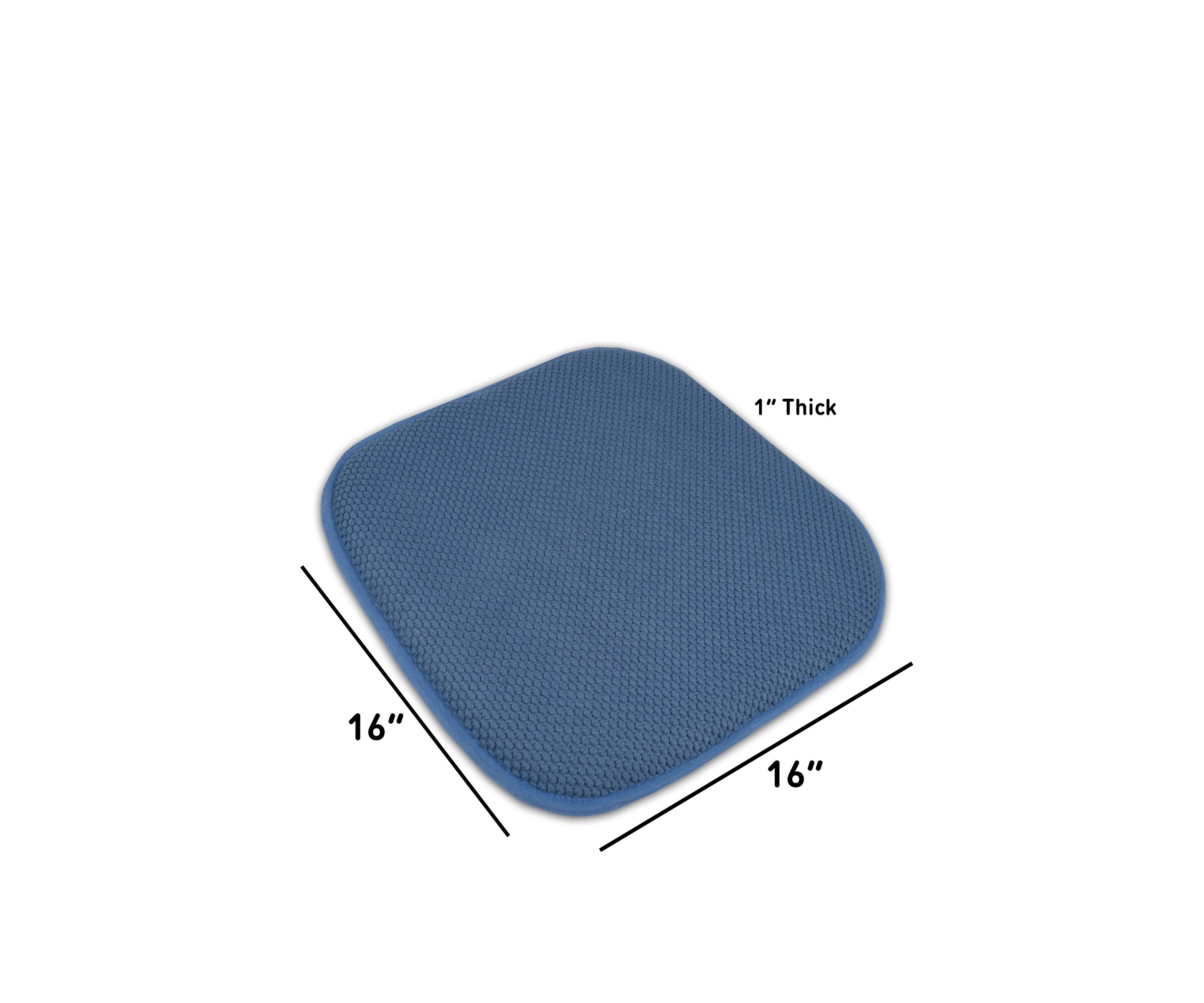 Honeycomb Memory Foam Chair Cushion Pads - 4 Pack