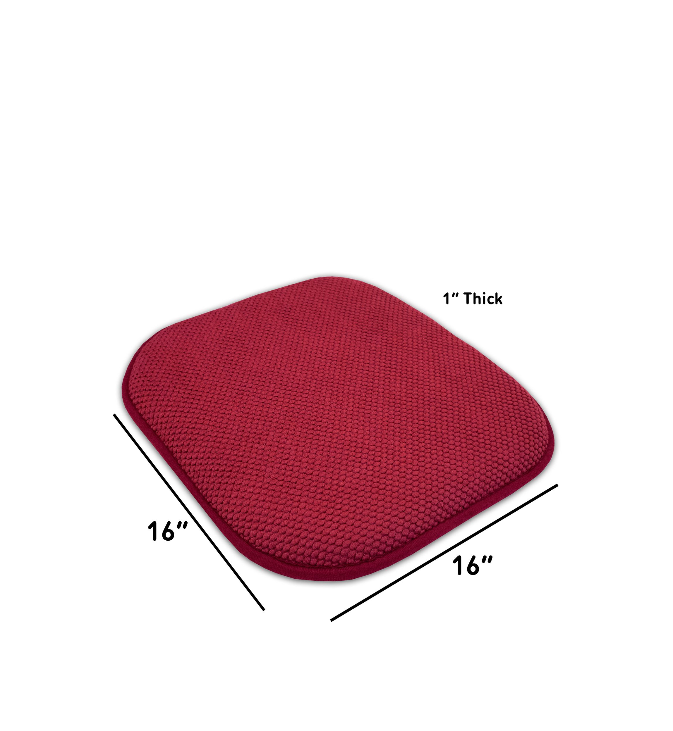 Honeycomb Chair/Seat Memory Foam Cushion Pad Non-Slip Back 12 Pack