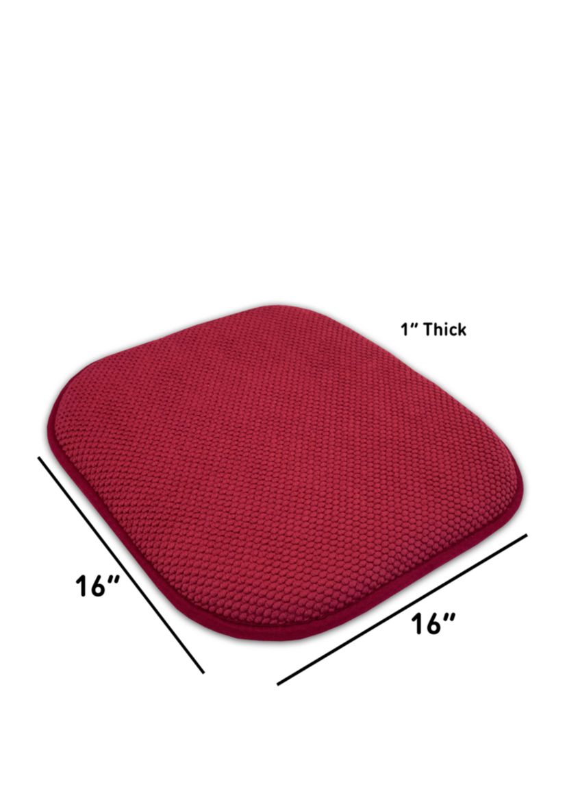 Honeycomb Chair/Seat Memory Foam Cushion Pad Non-Slip Back 12 Pack