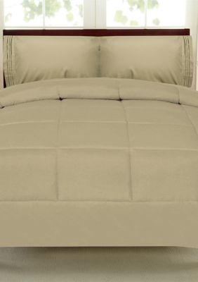 Sweet Home Collection Down Alternative Reversible Solid Color Comforter Belk