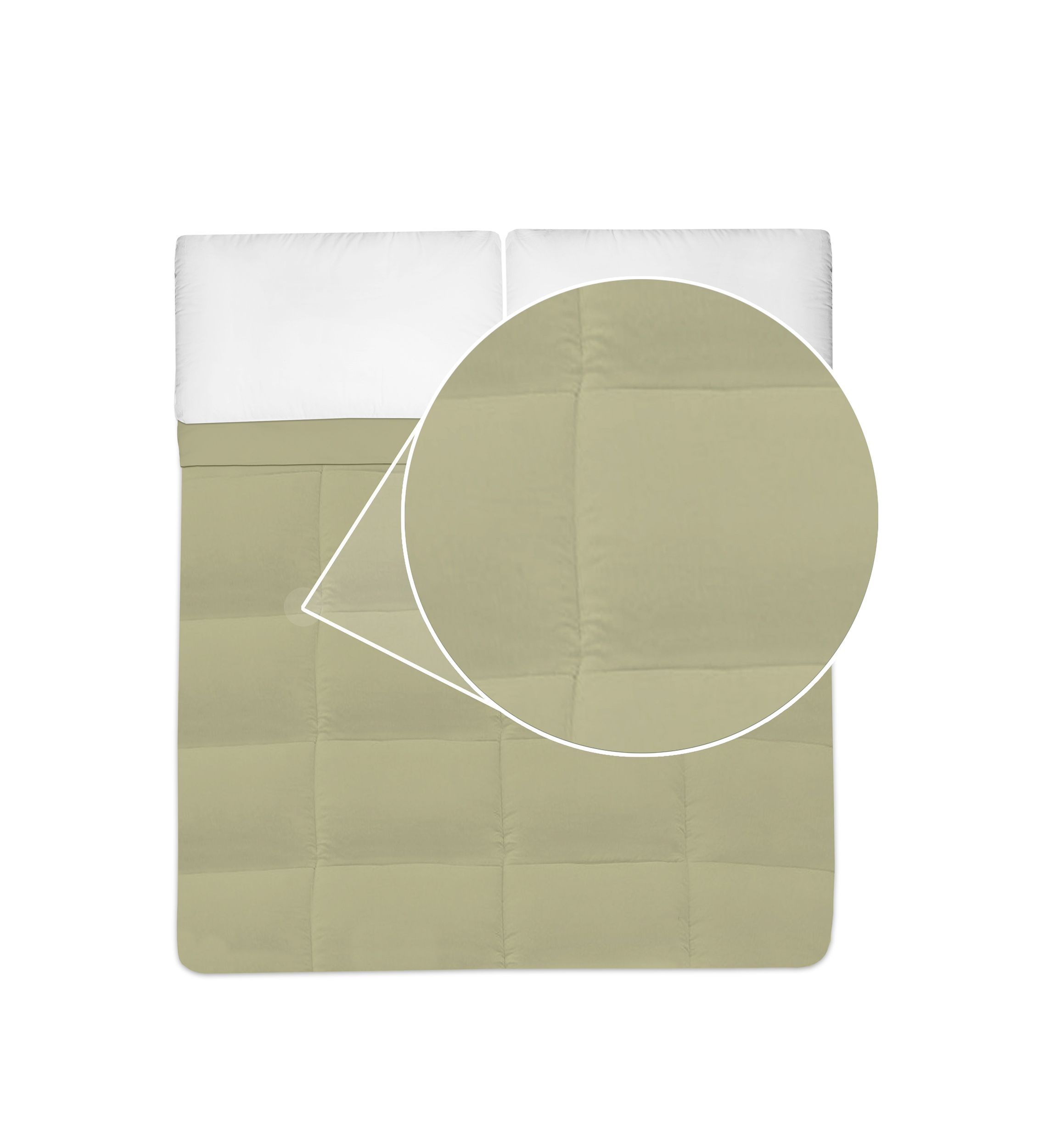 Down Alternative Reversible Solid Color Comforter