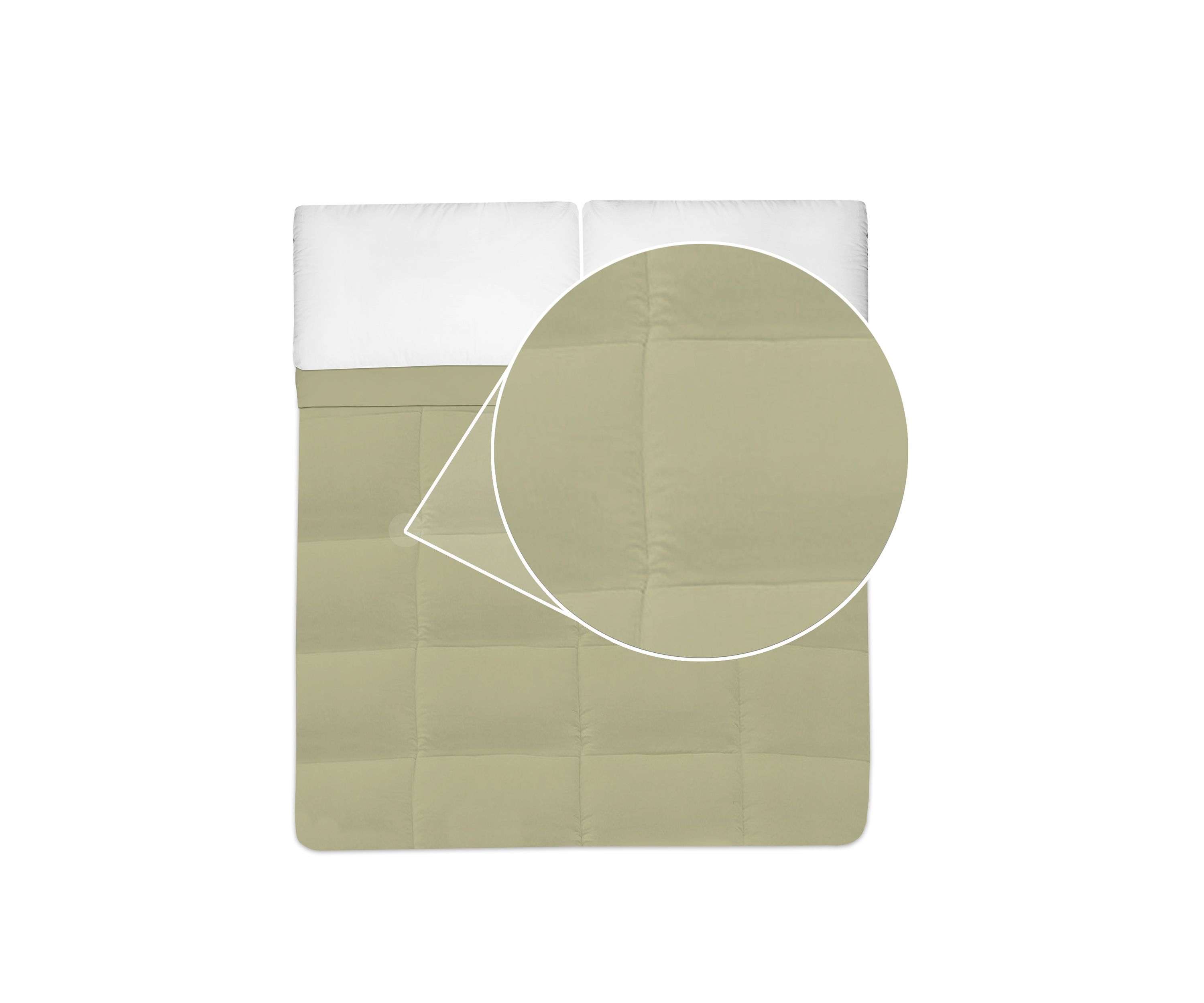 Down Alternative Reversible Solid Color Comforter