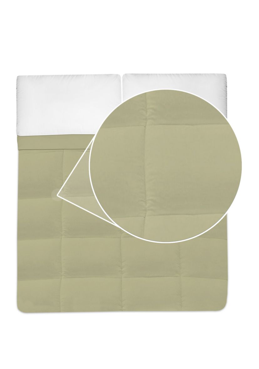 Down Alternative Reversible Solid Color Comforter