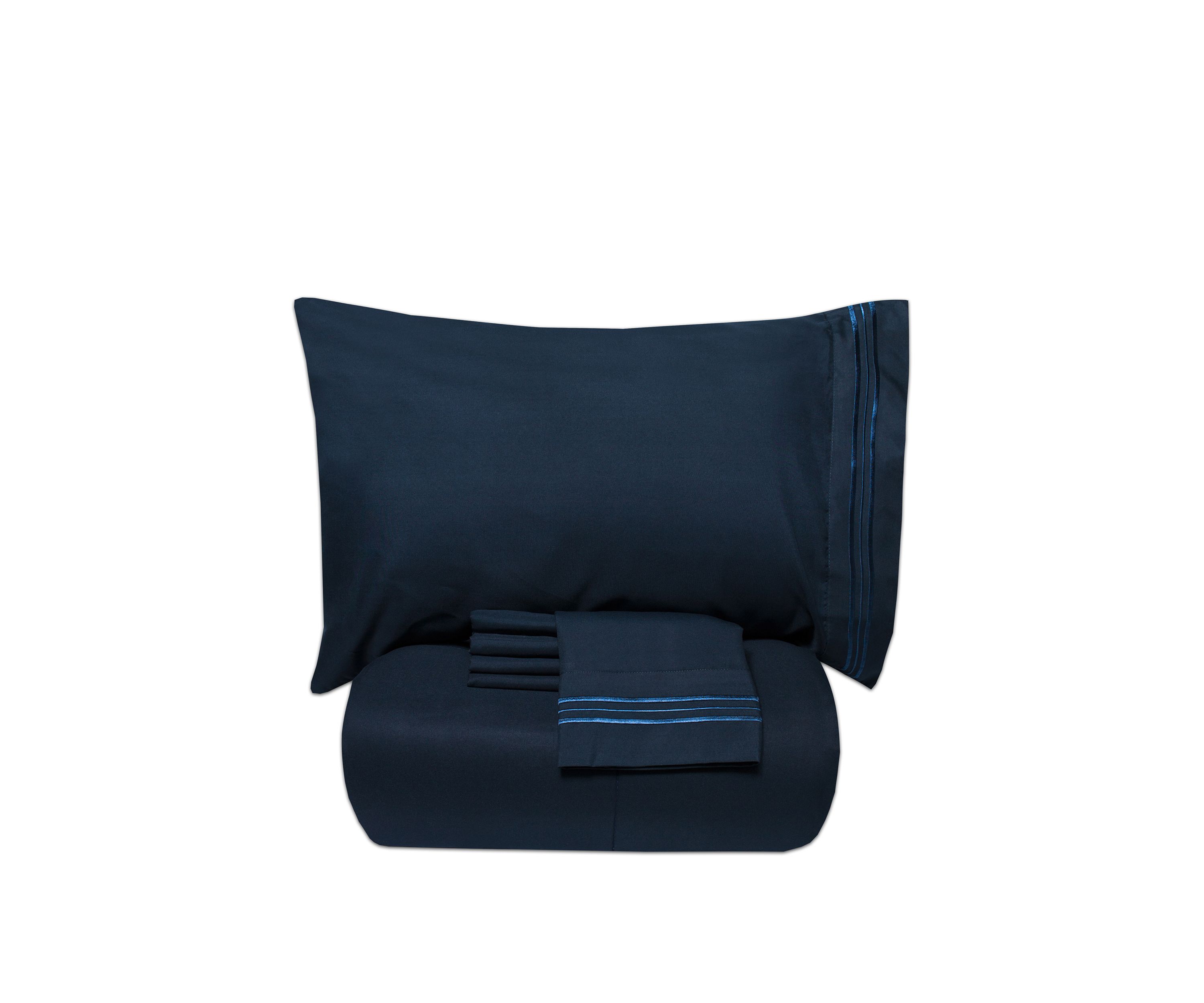 5 Piece Bed in a Bag Comforter and Sheet Set