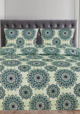 Sweet Home Collection Ashley Mandala Pattern 3 Piece Duvet Cover