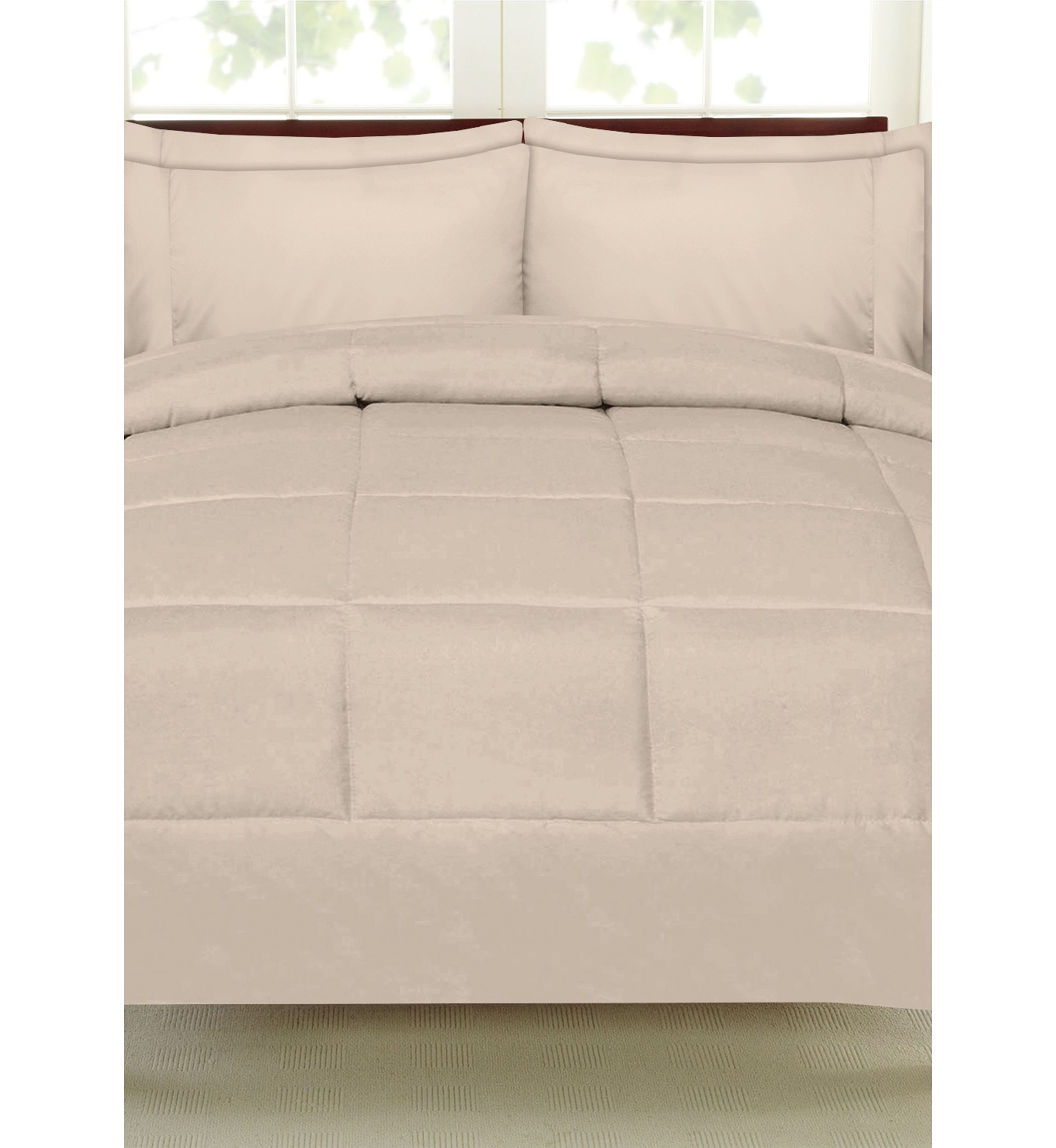 7 Piece Bed-In-A-Bag Down Alternative Comforter & Sheet Set