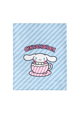 Sweet Home Collection Kids Micro Raschel Throw Blanket 46"x60", Tea Cup "Cinnamoroll"