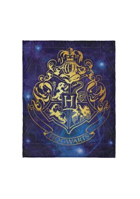 Sweet Home Collection Kids Micro Raschel Throw Blanket 46"x60", Harry Potter "Celestial Hogwarts"