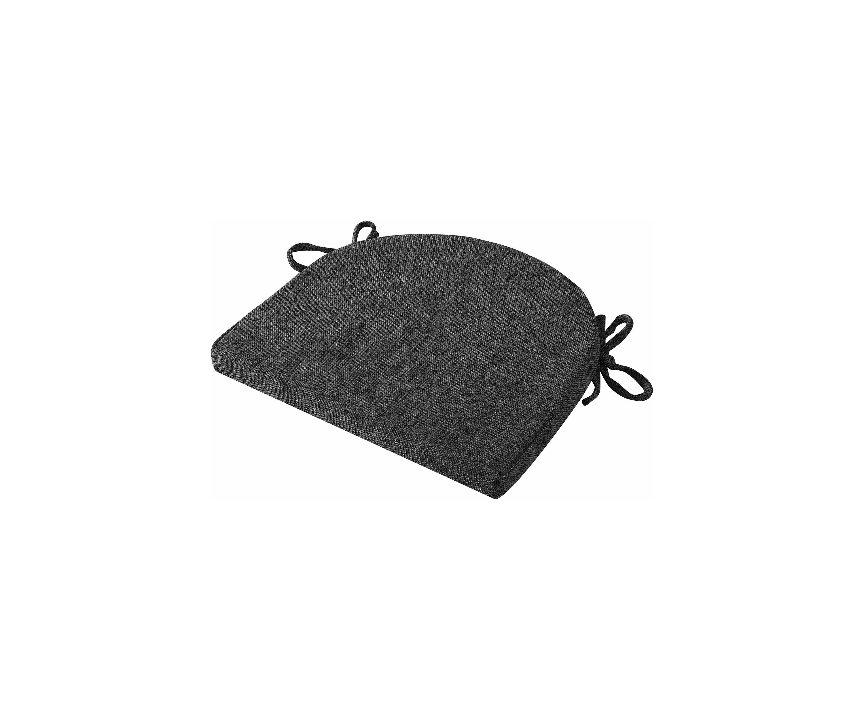 U-Shape Molded Memory Foam Chair Pads With Ties - 4 pack