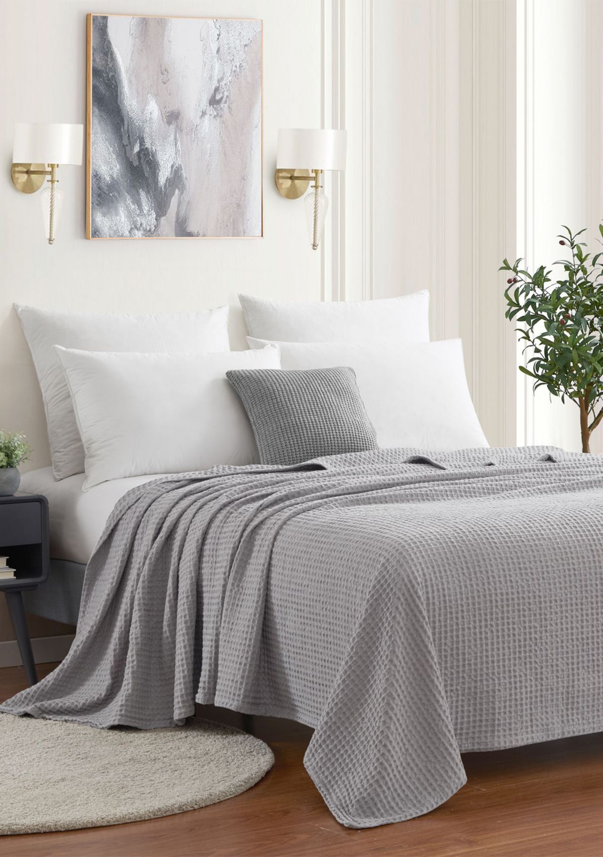 Waffle Weave 100% Cotton Blanket
