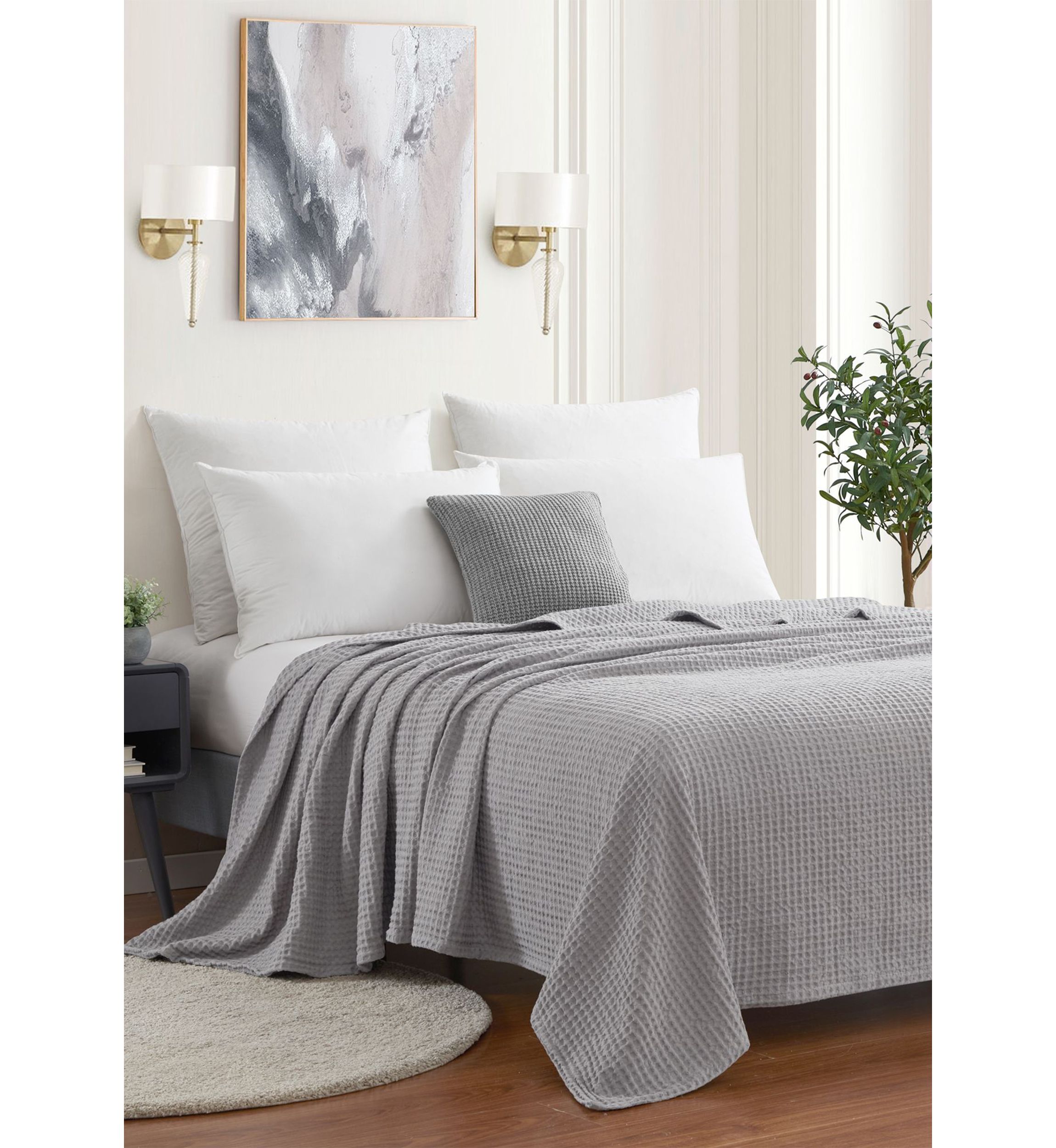 Waffle Weave 100% Cotton Blanket
