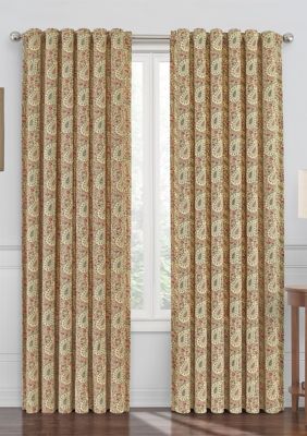 Waverly Paisley Verveine Window Curtain, 52 in x 63 in -  0885308750716