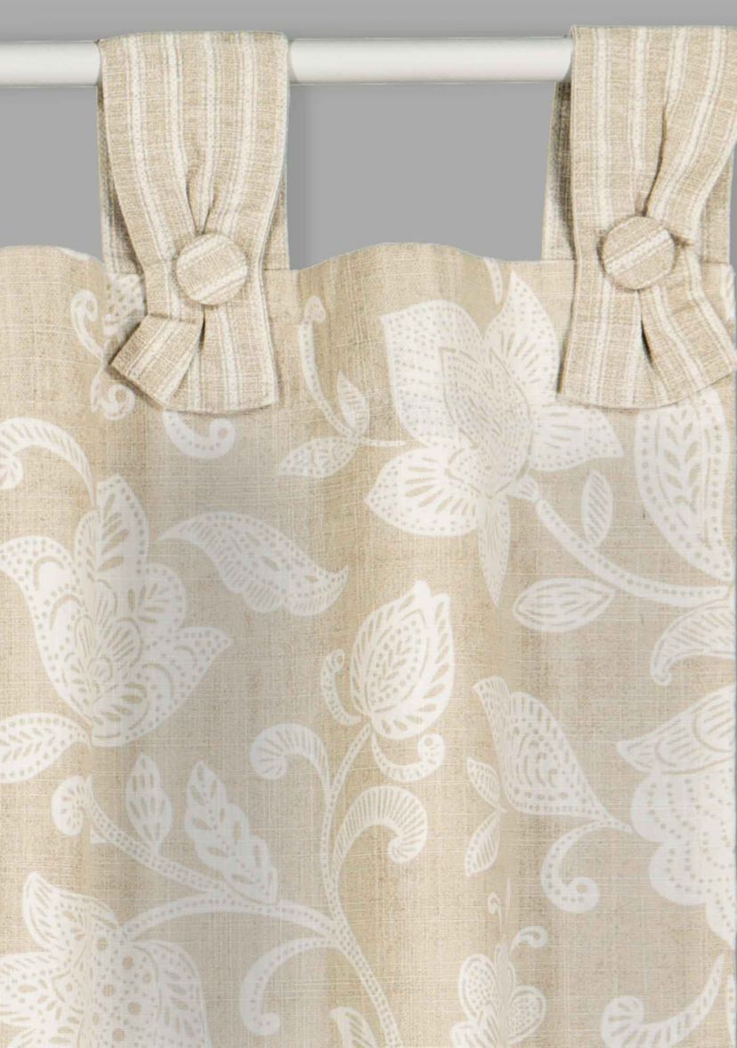 Stencil Vine Window Valance