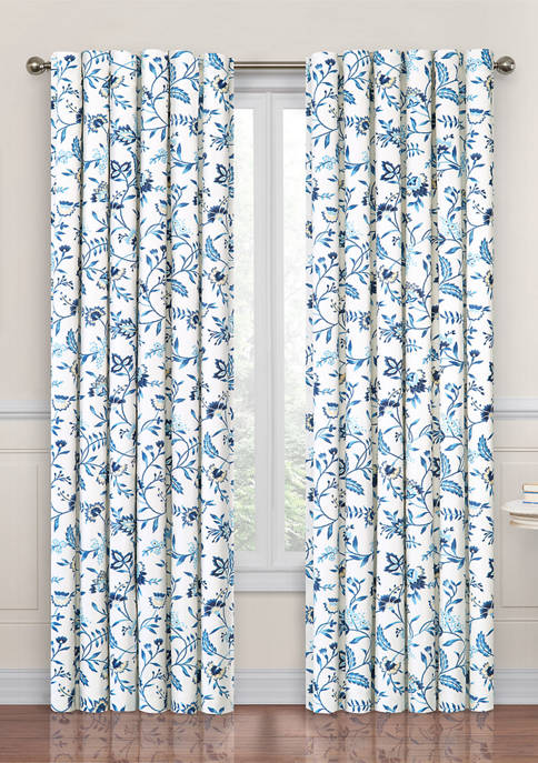 Waverly Ina Crewel Curtain Panel, Waverly Curtain Panels
