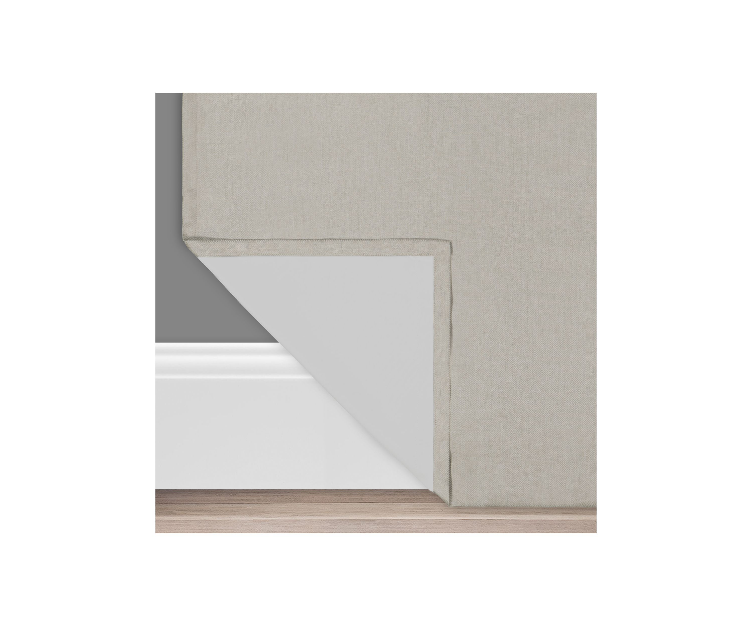 Kira Herringbone Absolute Zero Blackout Window Panel